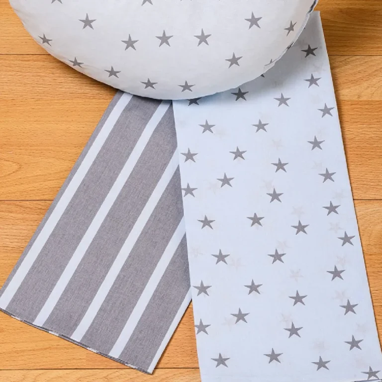 abo Σετ Βρεφικά Σεντόνια Λίκνου Βαμβακερά little prince Γαλάζια 70x120εκ. 2τμχ