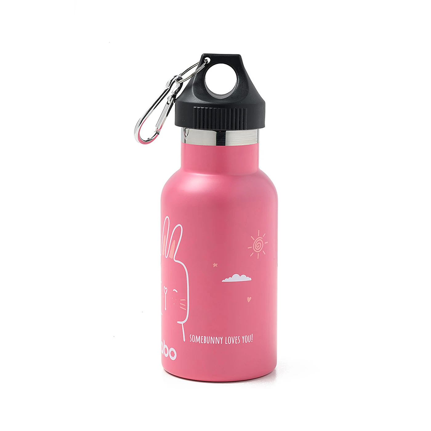 Abo Παγούρι θερμός 350 ml με έξτρα πώμα abottle SOMEBUNNY LOVES YOU 2