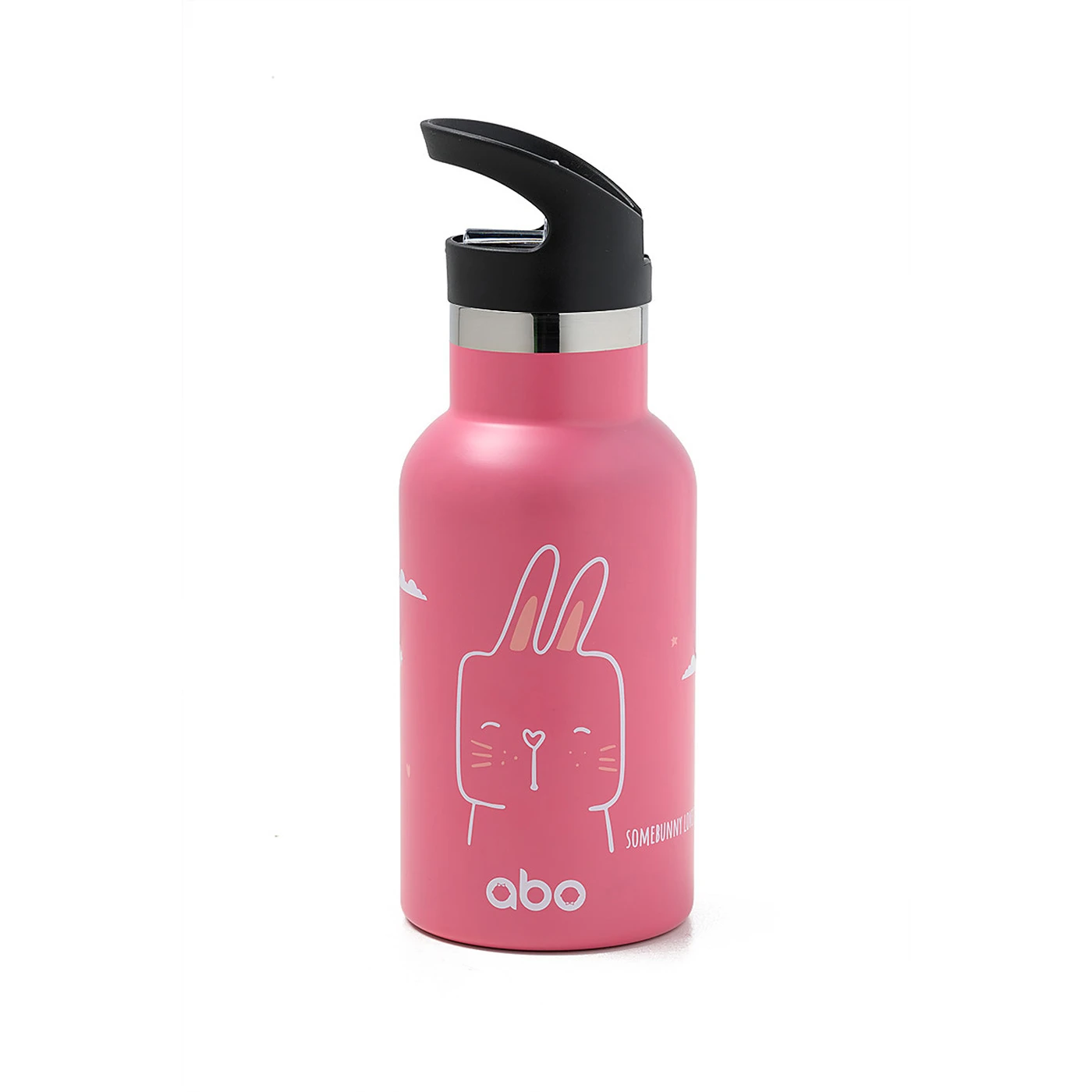 Abo Παγούρι θερμός 350 ml με έξτρα πώμα abottle SOMEBUNNY LOVES YOU 4