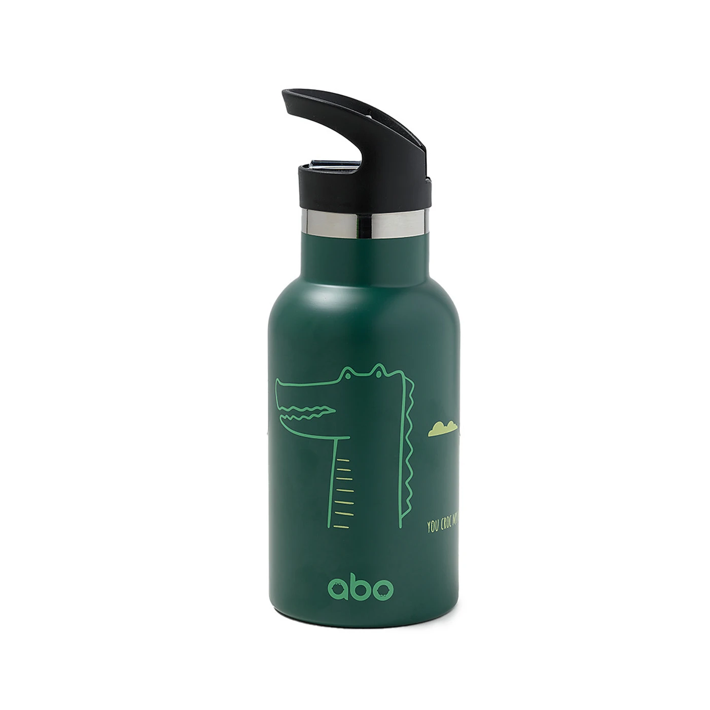 Abo Παγούρι θερμός 350 ml με έξτρα πώμα abottle YOU CROC MY WORLD 4