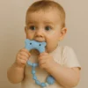 Baby Cloud Κλιπ με Μασητικό Ποντικάκι Γαλάζιο 3