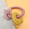 Baby Cloud Μασητικό Σιλικόνης Κρίκος Ροζ 2