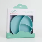 Baby Cloud Πιάτο Σιλικόνης Κολοκύθα Γαλάζιο - Thumbnail Image 3