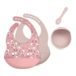 Baby Cloud Σετ Φαγητού Pink Rainbow 4 Τμχ 4