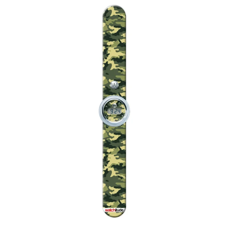 watchitude slap Παιδικό Ψηφιακό Ρολόι army camo