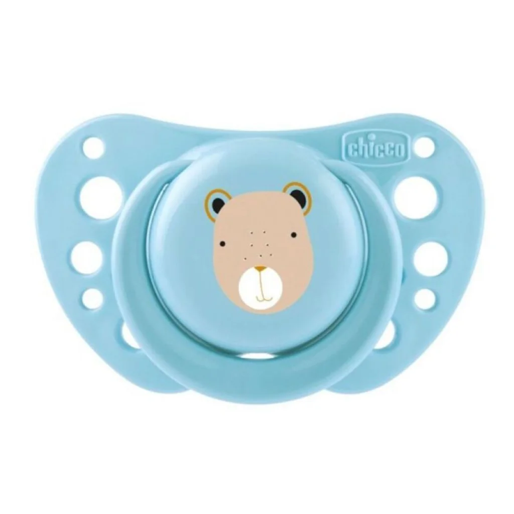 chicco Πιπίλες Σιλικόνης forma air growl Μπεζ/Σιέλ για 0 6 μηνών 2τμχ chicco Πιπίλες Σιλικόνης forma air growl Μπεζ/Σιέλ για 0 6 μηνών 2τμχ