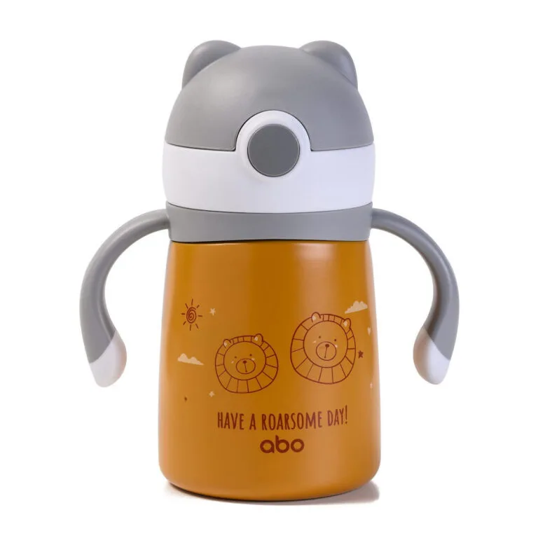 abo Παιδικό Παγούρι Θερμός Ανοξείδωτο με Καλαμάκι 300ml