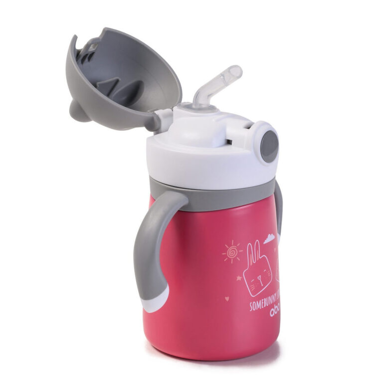 abo Παιδικό Παγούρι Θερμός Ανοξείδωτο με Καλαμάκι 300ml