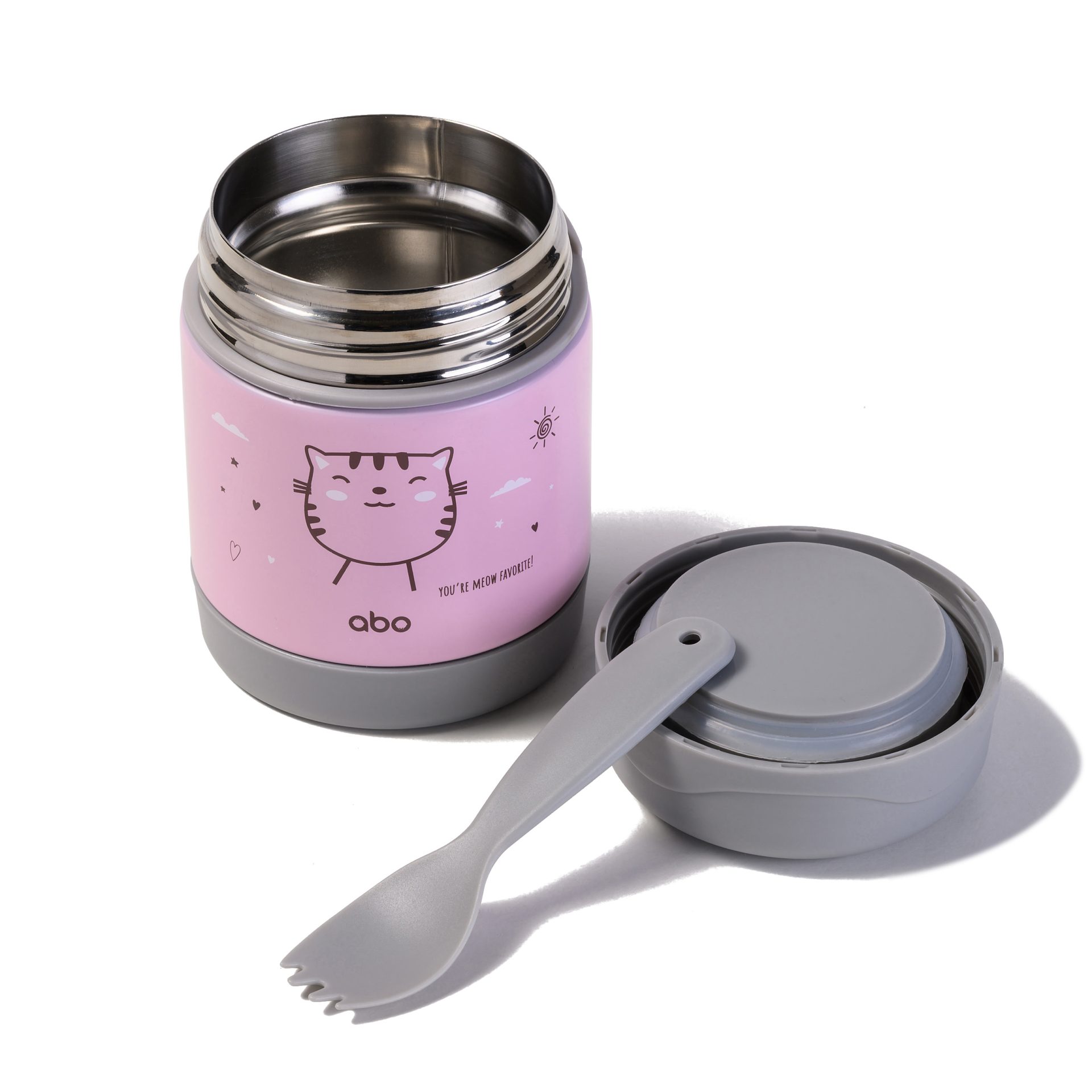 ΘΕΡΜΟΣ ΦΑΓΗΤΟΥ 300ml ΜΕ ΚΟΥΤΑΛΟΠΙΡΟΥΝΟ you’re meow favorite