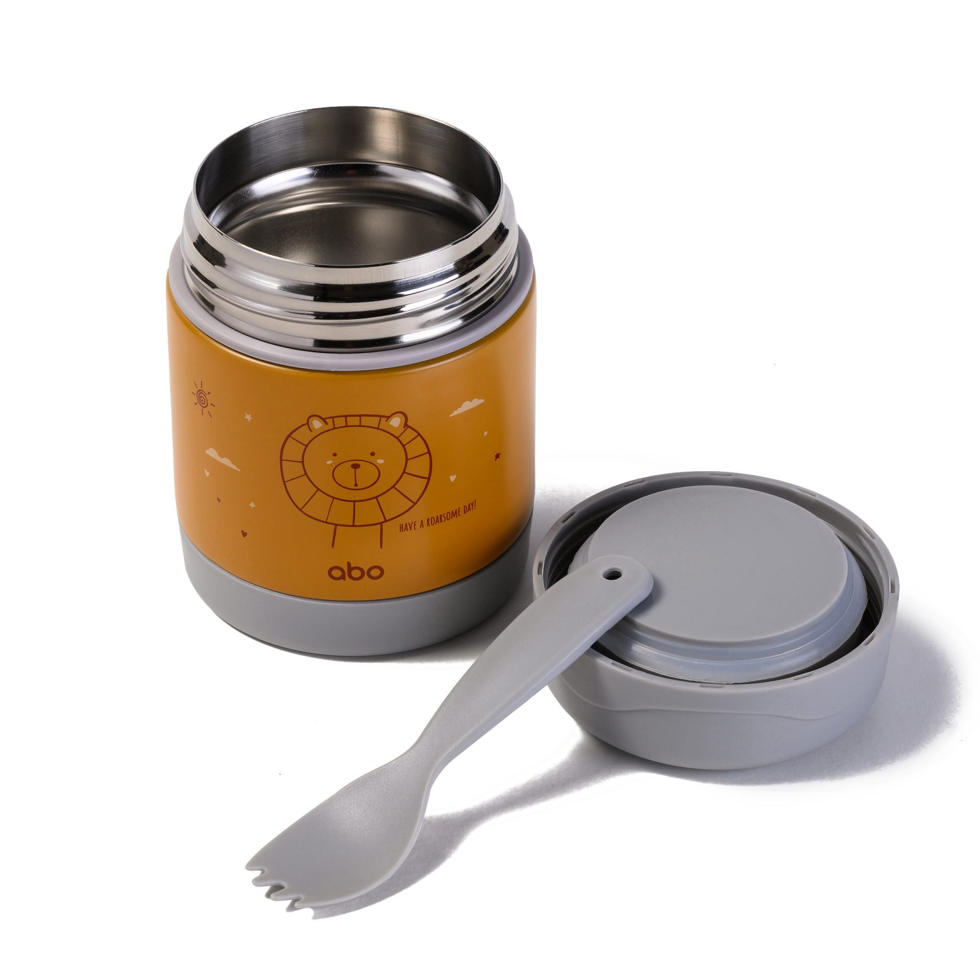 ΘΕΡΜΟΣ ΦΑΓΗΤΟΥ 300ml ΜΕ ΚΟΥΤΑΛΟΠΙΡΟΥΝΟ have a roarsome day ΘΕΡΜΟΣ ΦΑΓΗΤΟΥ 300ml ΜΕ ΚΟΥΤΑΛΟΠΙΡΟΥΝΟ have a roarsome day