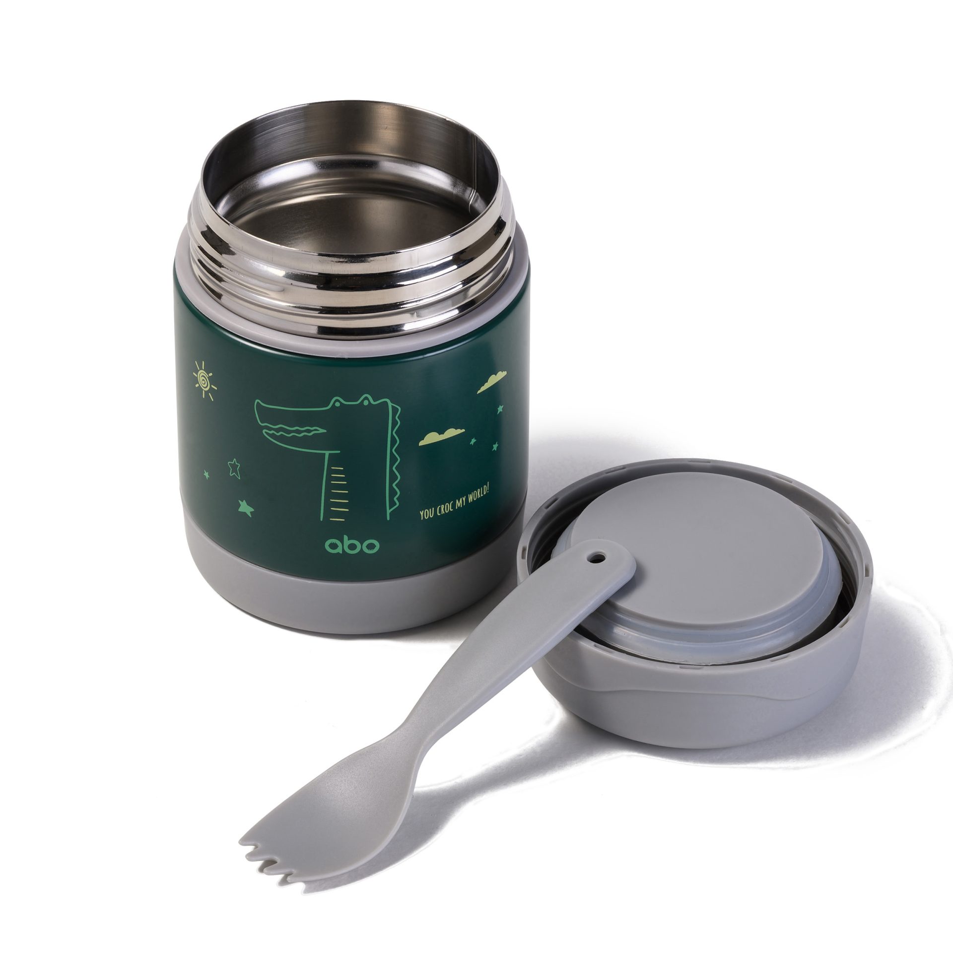 ΘΕΡΜΟΣ ΦΑΓΗΤΟΥ 300ml ΜΕ ΚΟΥΤΑΛΟΠΙΡΟΥΝΟ you croc my world