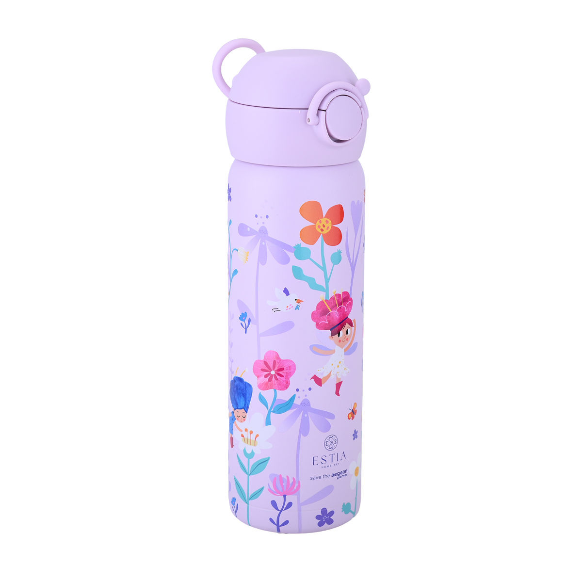 estia wonder bottle save the aegean Παιδικό Παγούρι Θερμός Ανοξείδωτο με Καλαμάκι non spill 500ml estia wonder bottle save the aegean Παιδικό Παγούρι Θερμός Ανοξείδωτο με Καλαμάκι non spill 500ml