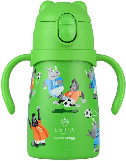 estia bubble bottle save the aegean Παιδικό Παγούρι Θερμός Ανοξείδωτο με pop up Καπάκι non spill treasure quest 300ml