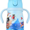 estia bubble bottle save the aegean Παιδικό Παγούρι Θερμός Ανοξείδωτο με pop up Καπάκι non spill treasure quest 300ml