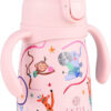 estia bubble bottle save the aegean Παιδικό Παγούρι Θερμός Ανοξείδωτο με pop up Καπάκι non spill love ascend 300ml