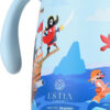 estia bubble bottle save the aegean Παιδικό Παγούρι Θερμός Ανοξείδωτο με pop up Καπάκι non spill treasure quest 300ml