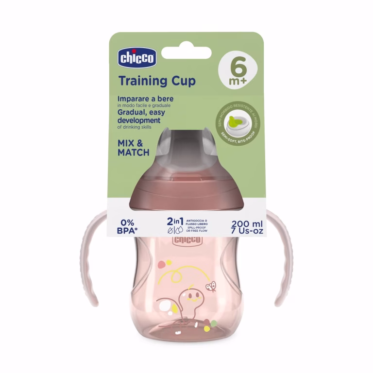 chicco Κύπελλο transition natural Ροζ Για 4+ Μηνών (Αντιγραφή)