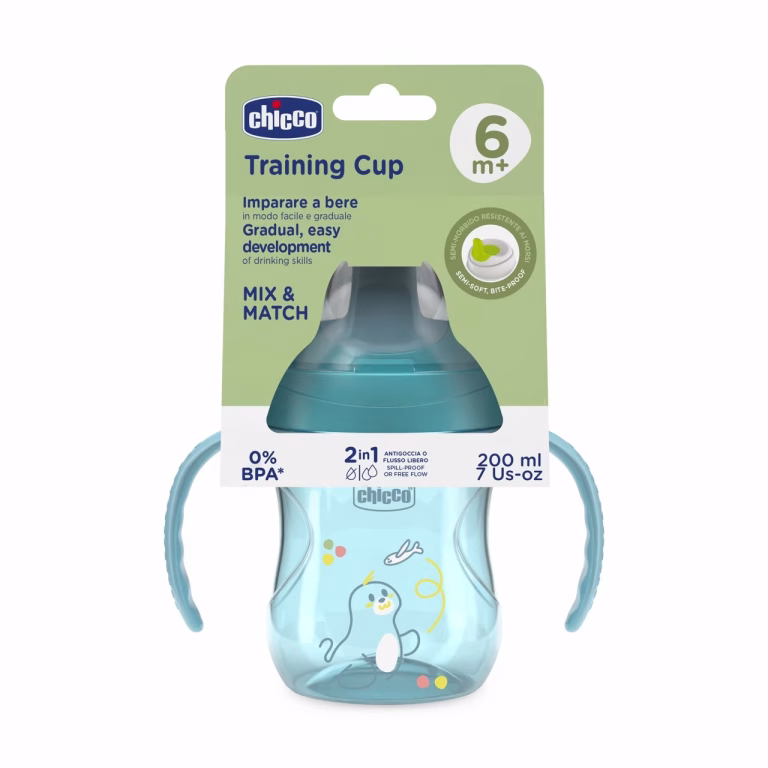 chicco Κύπελλο Εκπαιδευτικό natural bεραμάν Για 6+ Μηνών