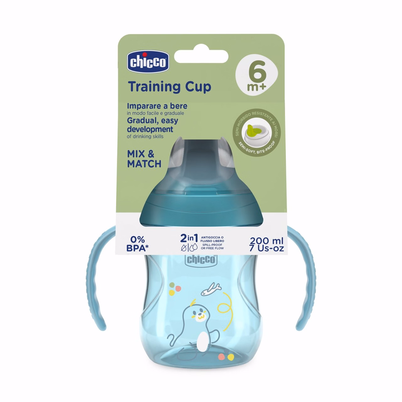 chicco Κύπελλο Εκπαιδευτικό natural bεραμάν Για 6+ Μηνών chicco Κύπελλο Εκπαιδευτικό natural bεραμάν Για 6+ Μηνών