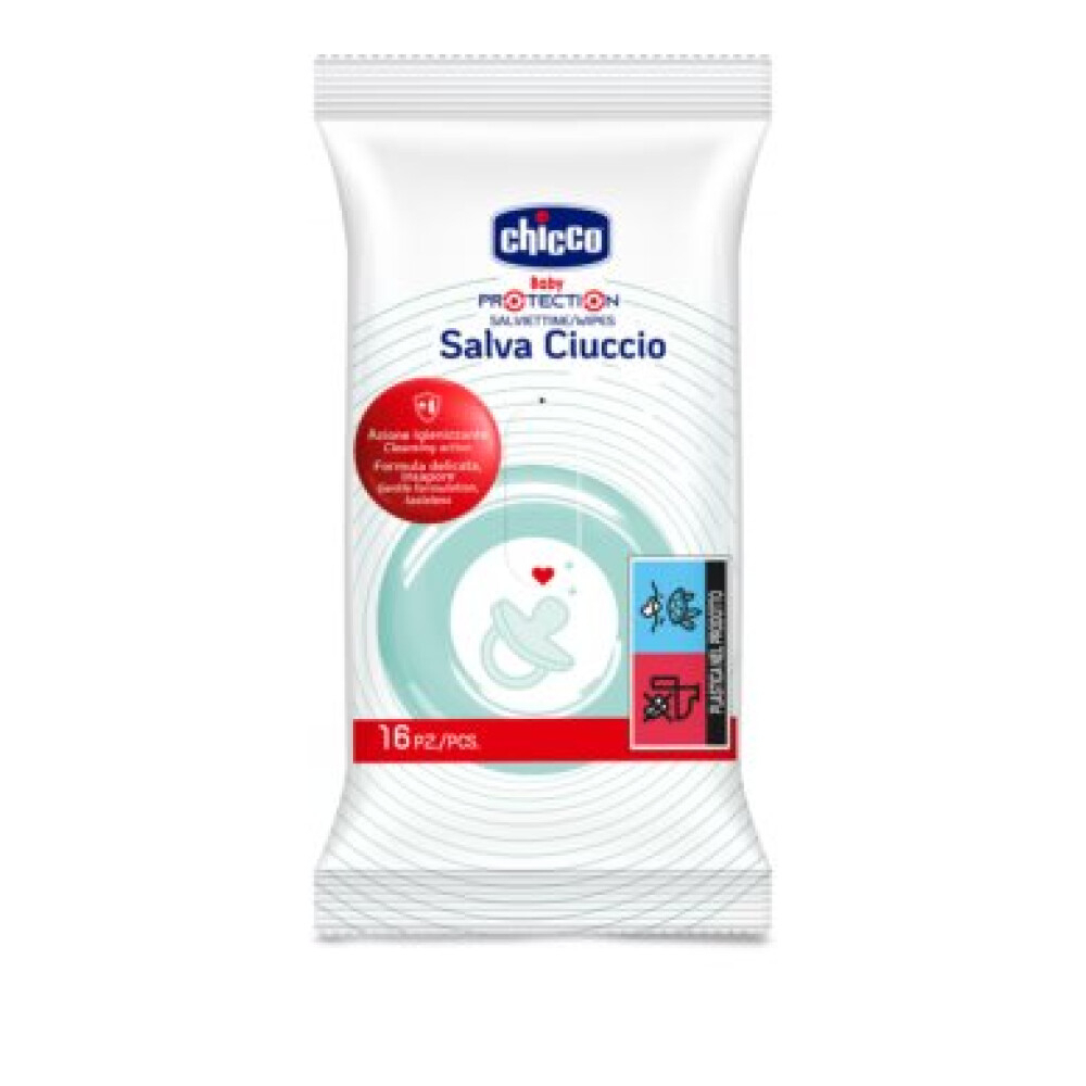 chicco Μωρομάντηλα χωρίς Οινόπνευμα & Άρωμα 16τμχ