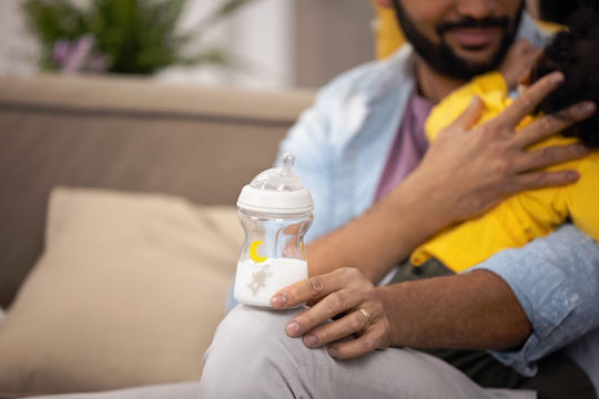 chicco Γυάλινο Μπιμπερό natural feeling Κατά των Κολικών με Θηλή Σιλικόνης για 0+ μηνών Γκρι 250ml chicco Γυάλινο Μπιμπερό natural feeling Κατά των Κολικών με Θηλή Σιλικόνης για 0+ μηνών Γκρι 250ml
