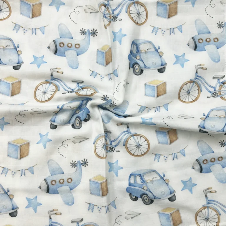 Bunny Bebe Πάνες/Κουβερτάκια Μουσελίνα 2τμχ (120×120) 778-BOY