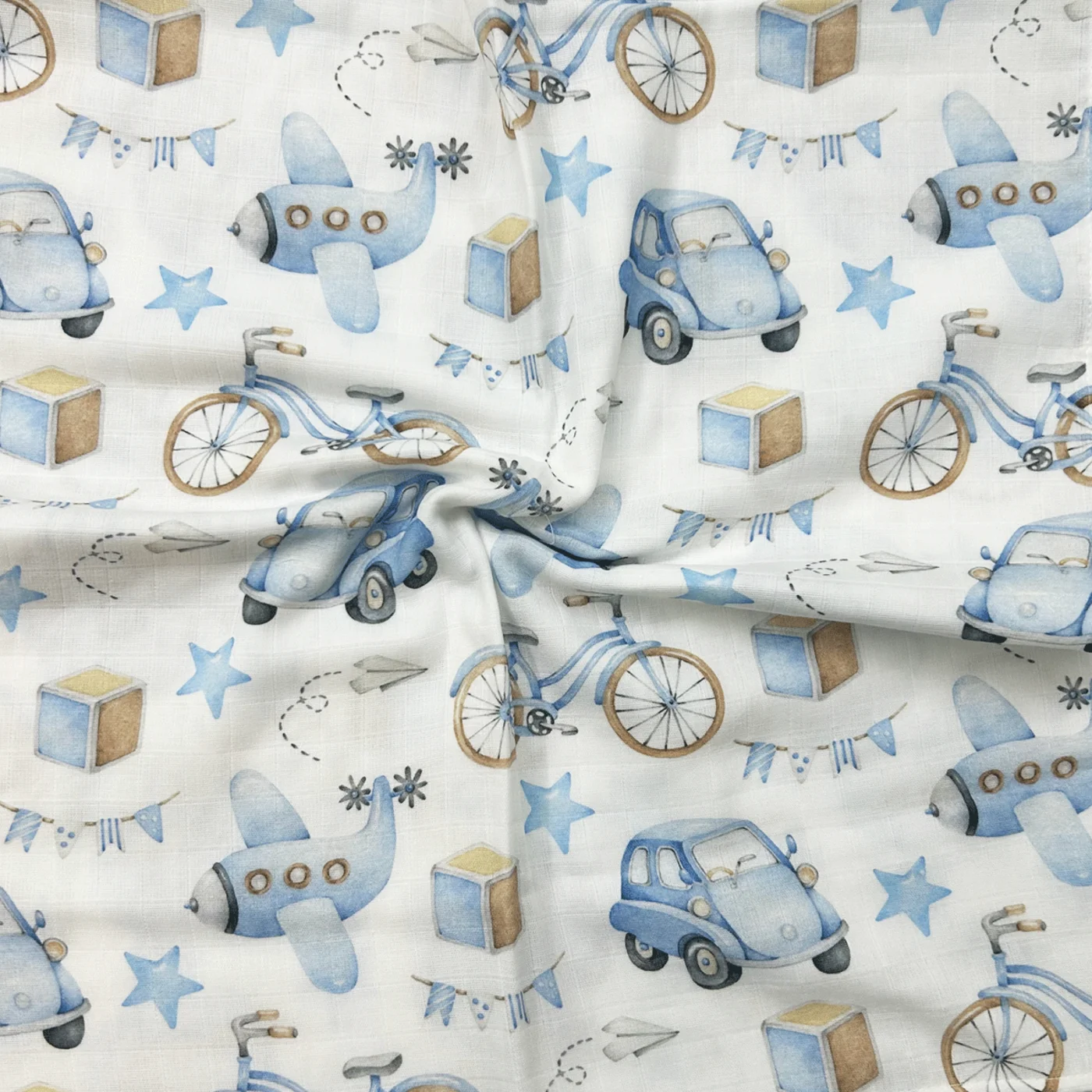 Bunny Bebe Πάνες/Κουβερτάκια Μουσελίνα 2τμχ (120×120) 778-BOY